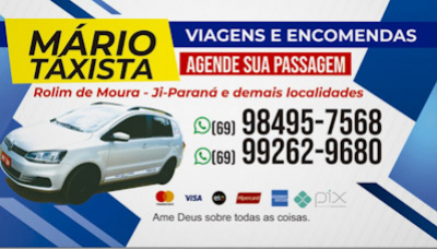 Taxista Mario - Rolim de Moura  ROLIM DE MOURA RO