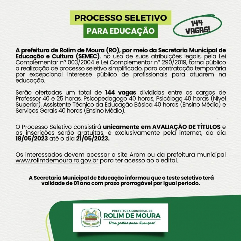 foto Not&iacute;cia ROLIM DE MOURA