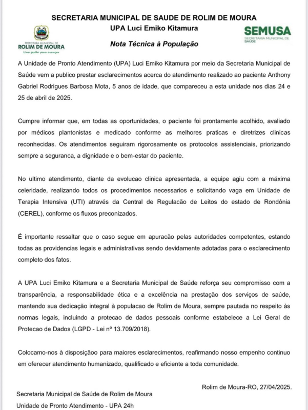 foto Not&iacute;cia ROLIM DE MOURA